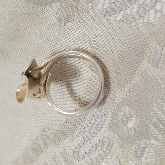 Stuart Nye Sterling Silver Calla Lily Ring - Picture 5 of 9